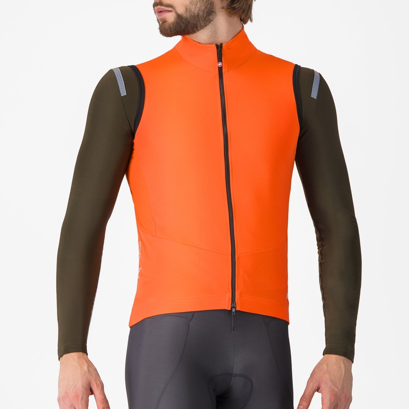 Gilet Castelli Perfetto Air – Arancio