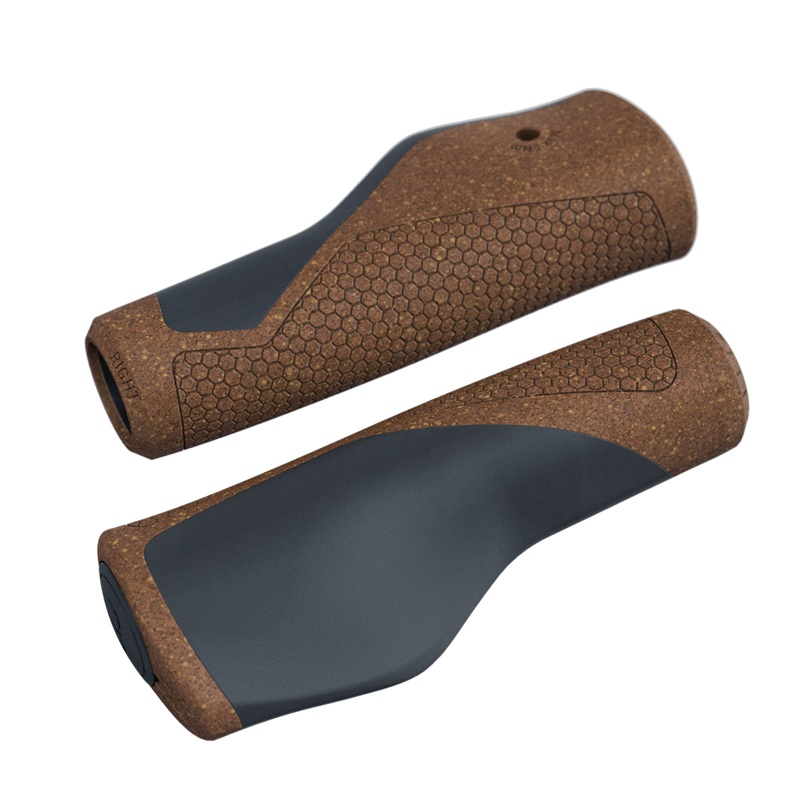 BBB – Mamba Cork Lock on|BBB ‘MAMBA’ ERGONOMIC LOCK ON GRIPS 130mm CORK/BLACK