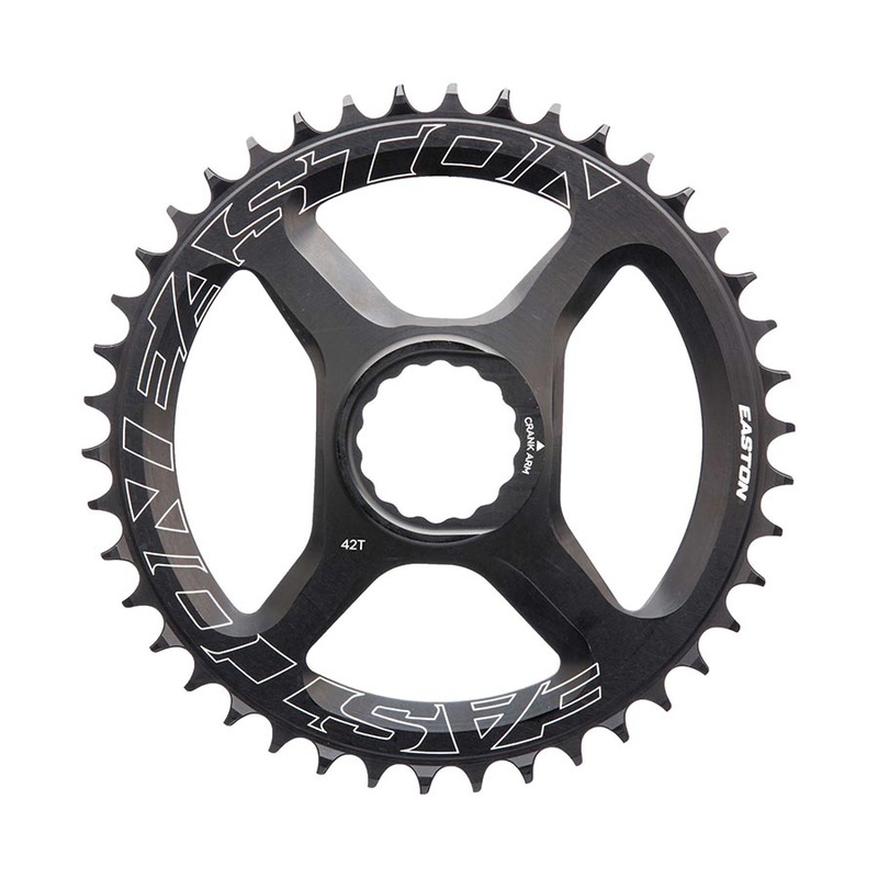 Easton Direct Mount CINCH Chainring – 42t 12-Speed For Flattop Chains Black