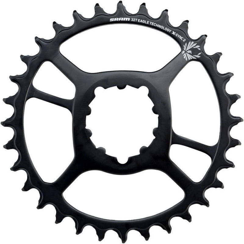 Sram Chain Ring X-Sync 2 Steel Direct Mount 3Mm Offset Boost Eagle: Black 34T