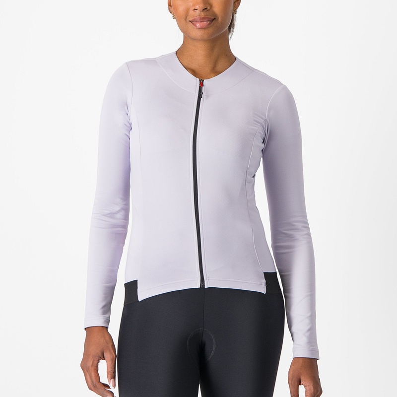 Maglia maniche lunghe donna Castelli Fly – Lilla
