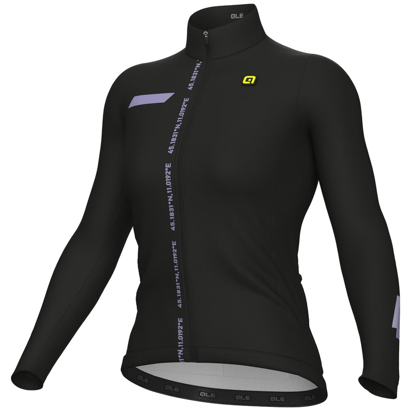 Maglia maniche lunghe donna Ale PR-E Follow Me – Nero