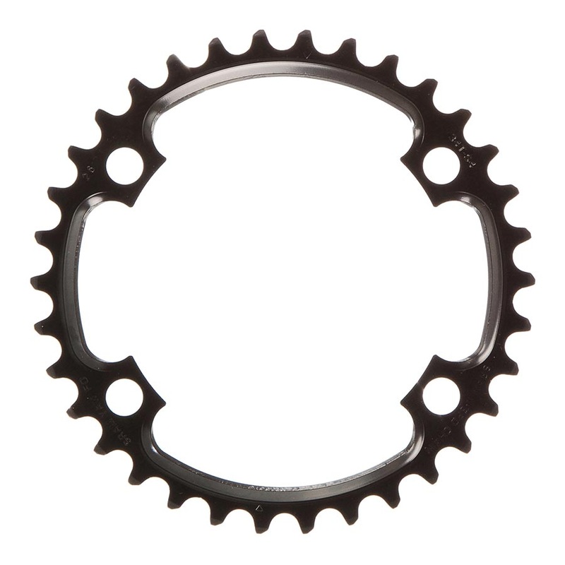 SRAM 11-Speed 34t 110mm Asymmetric BCD Steel Chainring Black