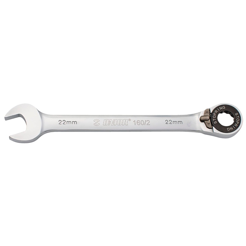Unior Forged Combination Ratchet Wrench:  8Mm