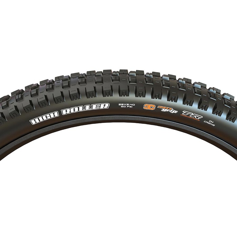 Maxxis High Roller III Tire – 29 x 2.4 Tubeless Folding Black 3C MaxxGrip DH