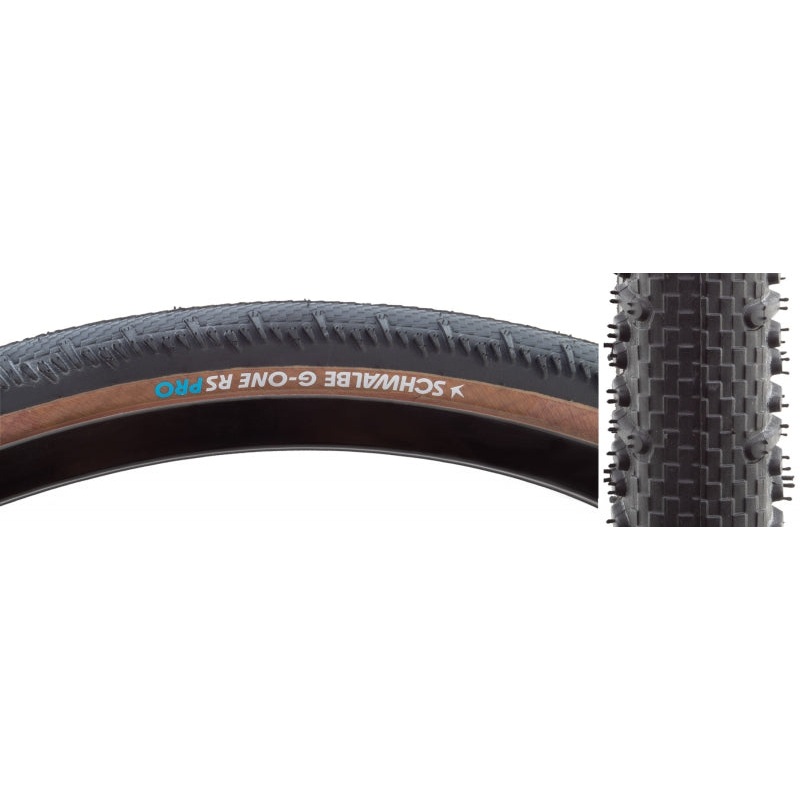 Schwalbe G-One RS Tire – 700 x 45 Tubeless Folding BLK/Transparent Evolution Line Pro Addix Race