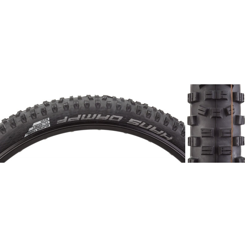 Schwalbe Hans Dampf Tire – 27.5 x 2.35 Tubeless Folding BLK Evolution Line Addix Soft Super Trail