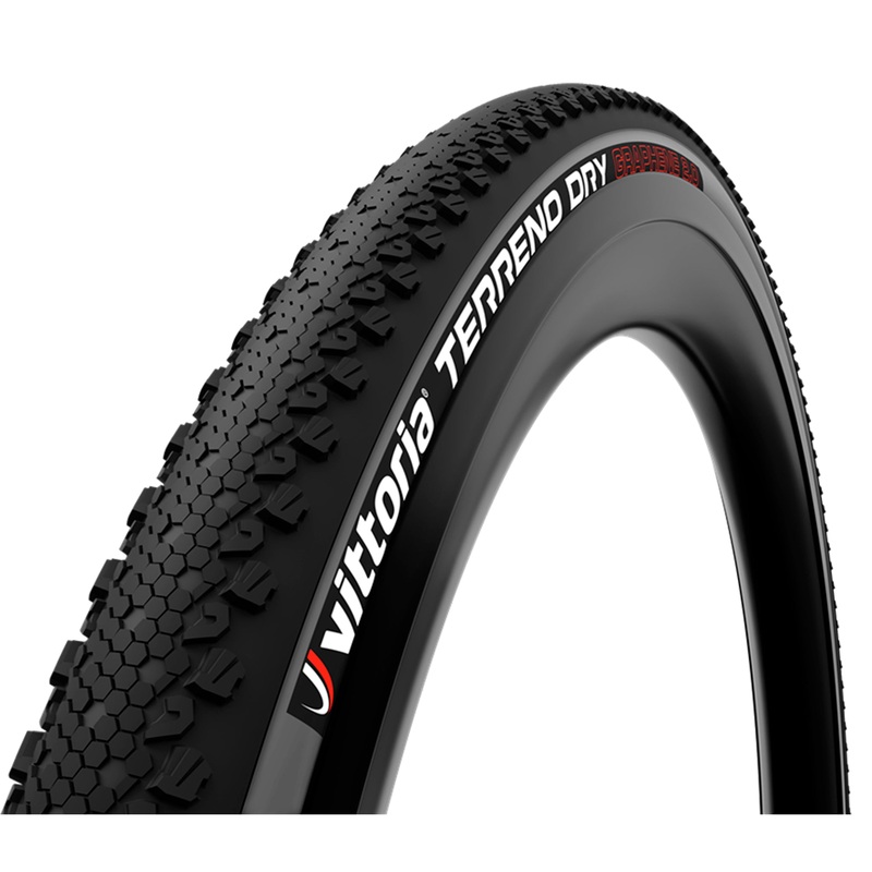Vittoria Terreno Dry Tire – 700 x 45 Tubeless Folding BLK/Anthracite 1C TNT G2.0