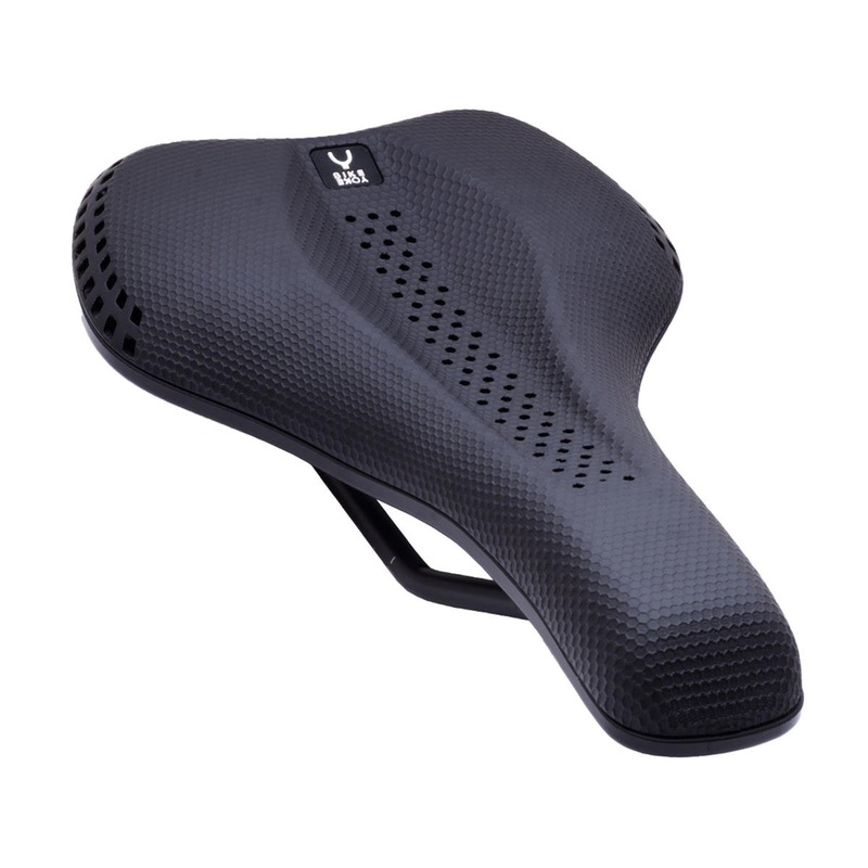 Bike Yoke Sagma 3D Lite Saddle (Black) (Chromoly Rails) (130mm)