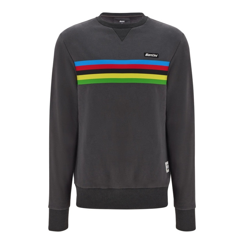 Felpa Santini UCI World Champion – Grigio