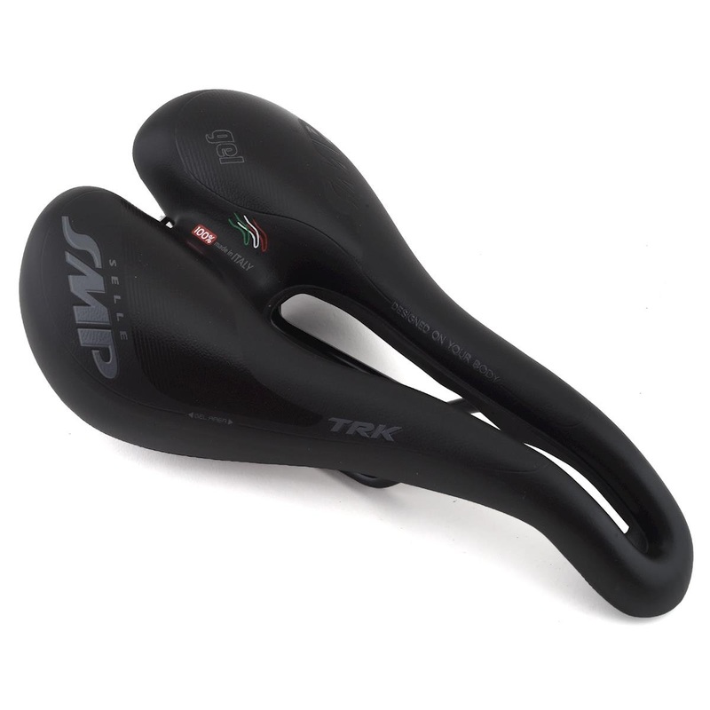 Selle SMP TRK Gel Saddle (Black) (FeC30 Rails) (M) (160mm)