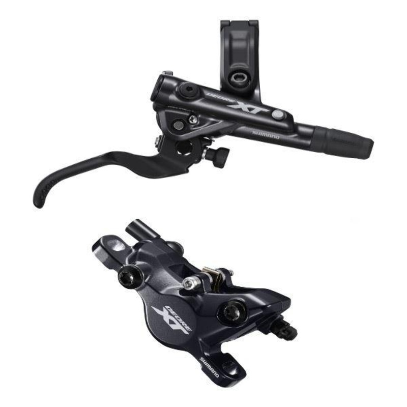 Shimano Deore XT BR-M8100/BL-M8100 bled brake lever/post mount calliper
