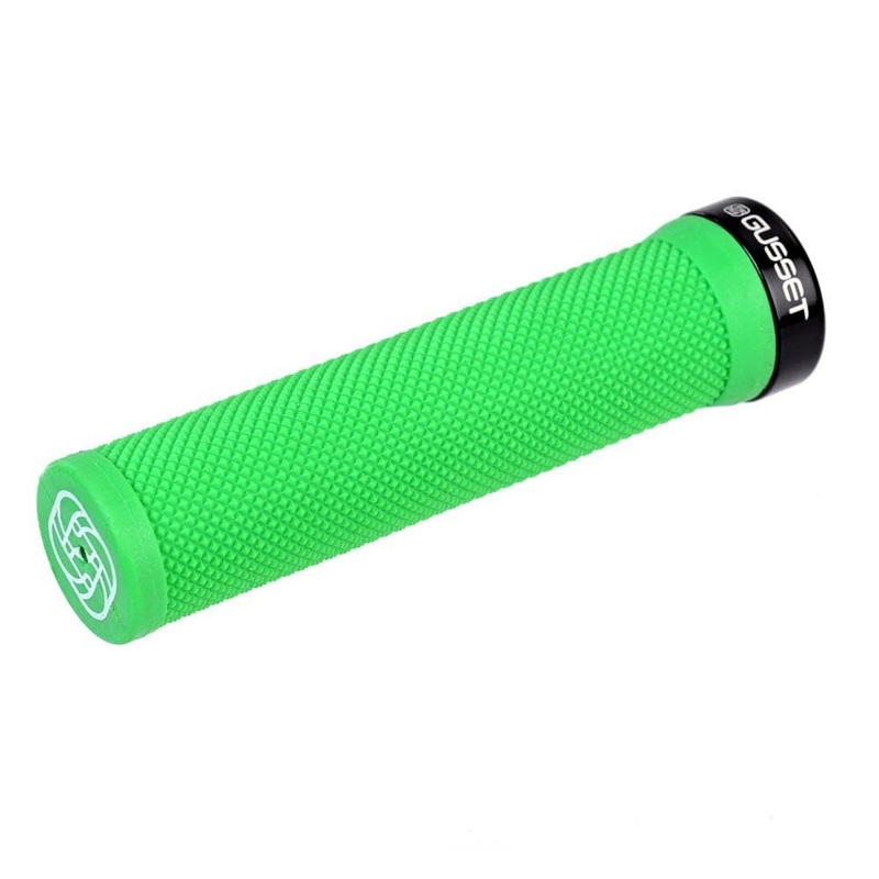 Gusset Grips Single File Clamp-On 133mm Grips Green