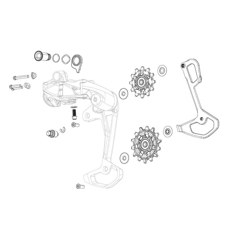 Sram Spare – Rear Derailleur B-Bolt / B-Screw / Limit Screws Red Xplr 44T Etap Axs: