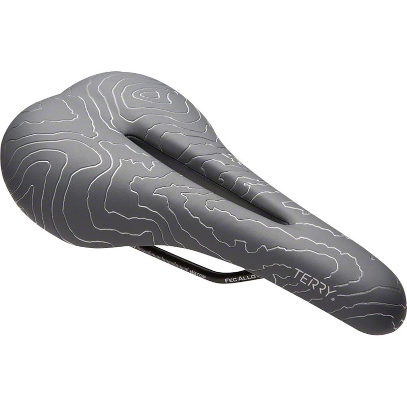 Terry Women’s Topo Saddle (Kingdom Grey) (FeC Alloy Rails) (150mm)