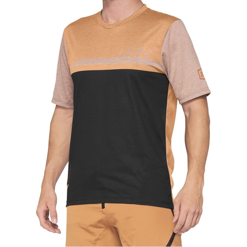 100% Airmatic Jersey Caramel / Black