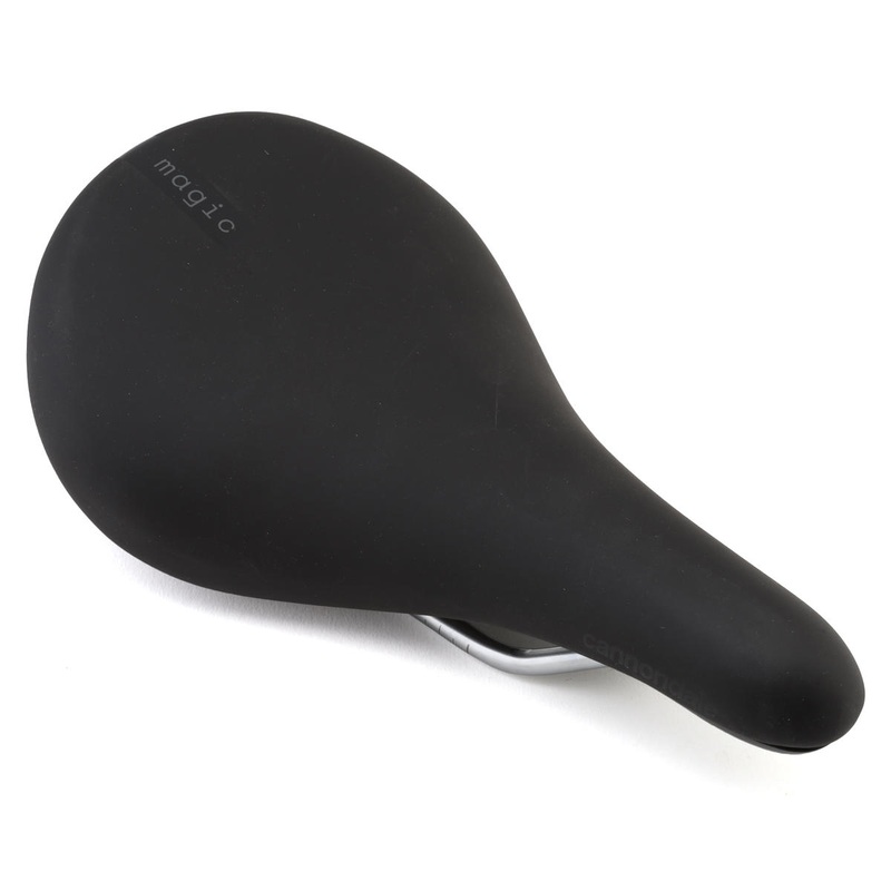 Cannondale Magic Cromo Saddle (Black) (Chromoly Rails) (Radius) (142mm)
