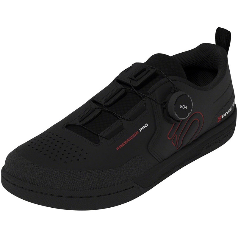 Five Ten Freerider Pro BOA Flat Shoes – Men’s Core Black/Red/FTWR White 10.5