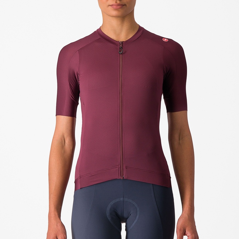 Maglia donna Castelli Espresso – Bordeaux