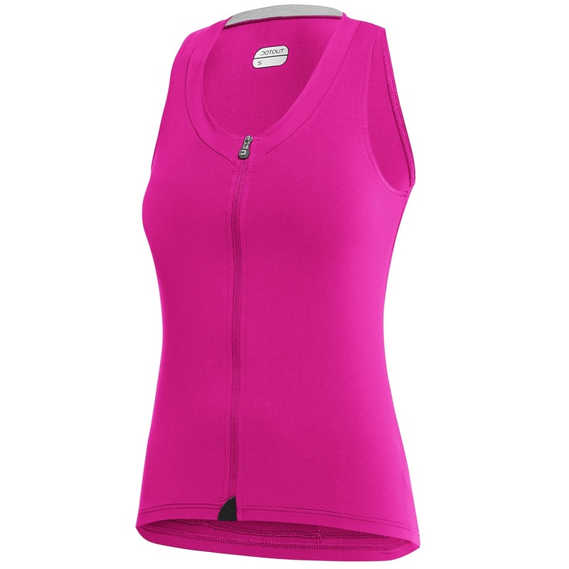 Maglia donna senza maniche Dotout Crew – Fucsia