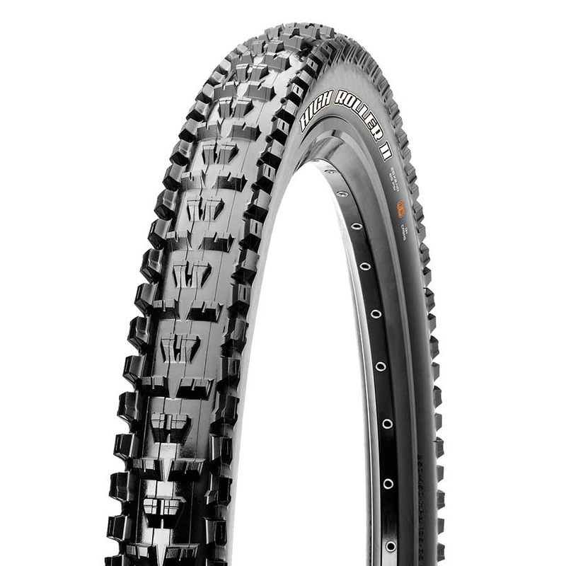 Maxxis High Roller II Tire – 29 x 2.3 Tubeless Folding Black Dual EXO