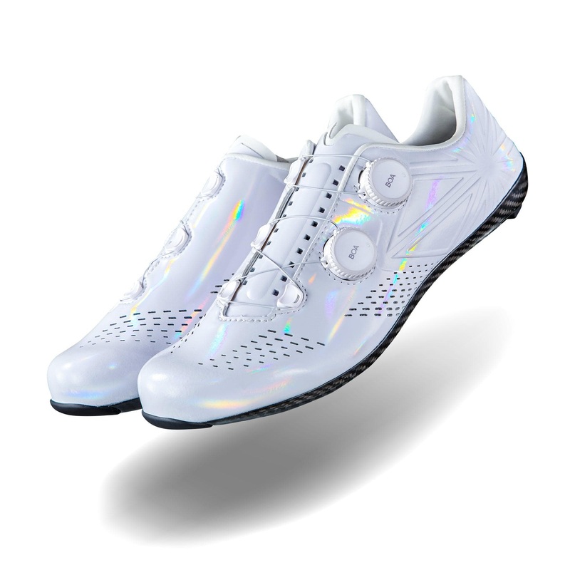Supacaz Kazze Road Cycling Shoes – Holo: White 38.5