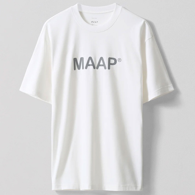 T-Shirt Maap Essentials Text – Bianco
