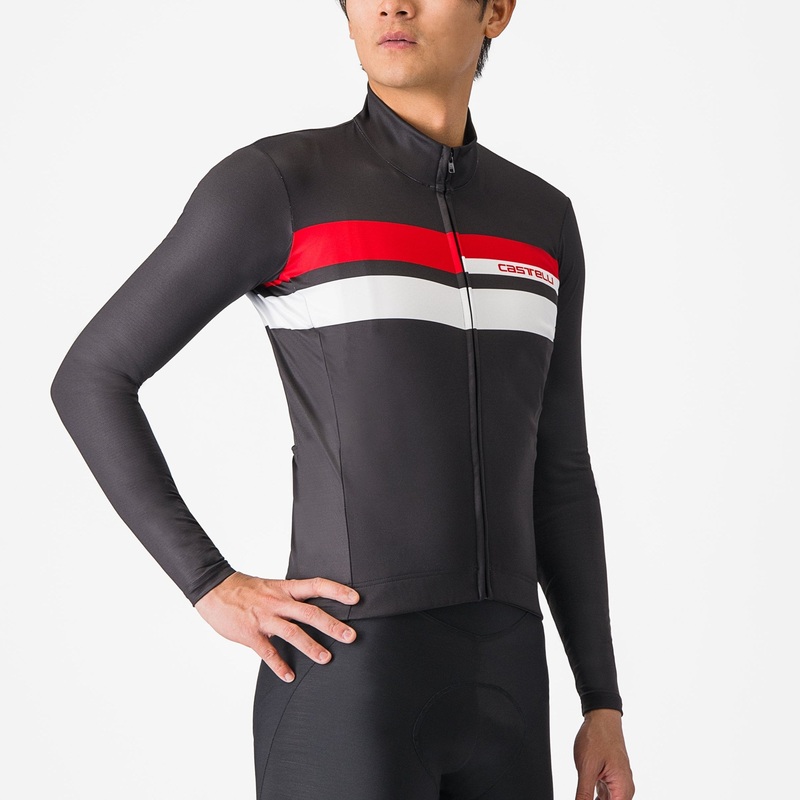 Maglia maniche lunghe Castelli Lineare – Nero