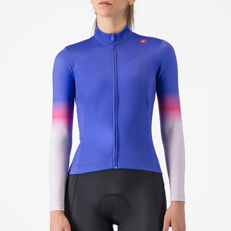 Maglia maniche lunghe donna Castelli Corso Thermal – Viola