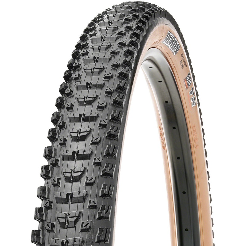 Maxxis Rekon Plus Tire – 27.5 x 2.8 Tubeless Folding BLK/Light Tan 3CMaxx Terra EXO