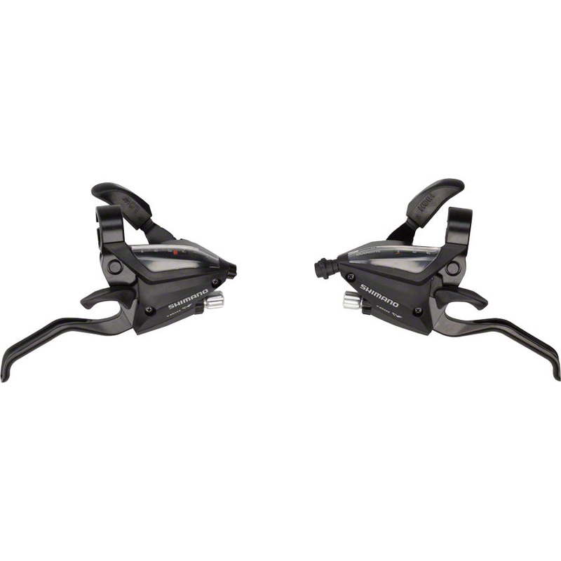 Shimano ST-EF500 3 x 7-Speed Brake/Shift Lever Set Black