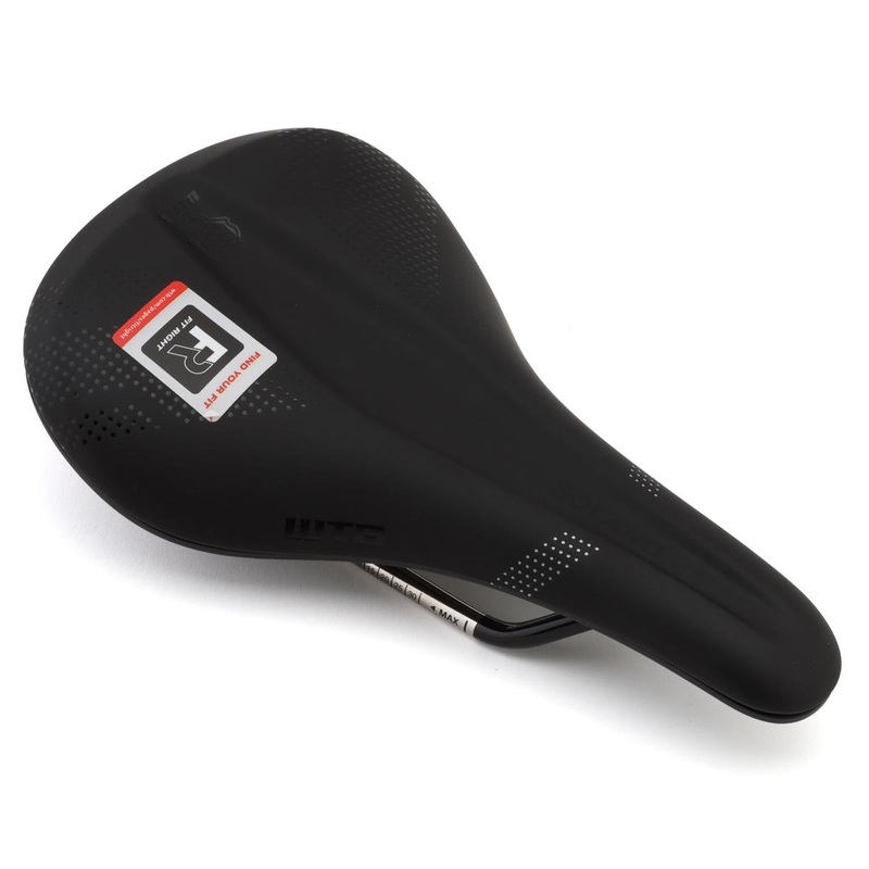WTB Solano Fusion Form Saddle (Black) (Titanium Rails) (Medium) (142mm)