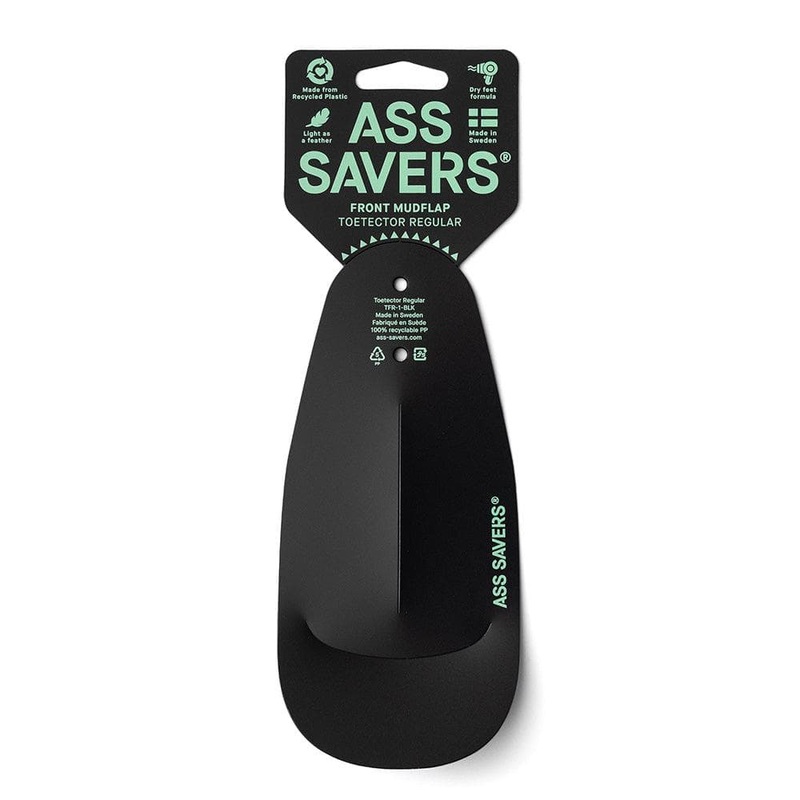 Ass Savers ToeTector Regular Front Mudguard Black