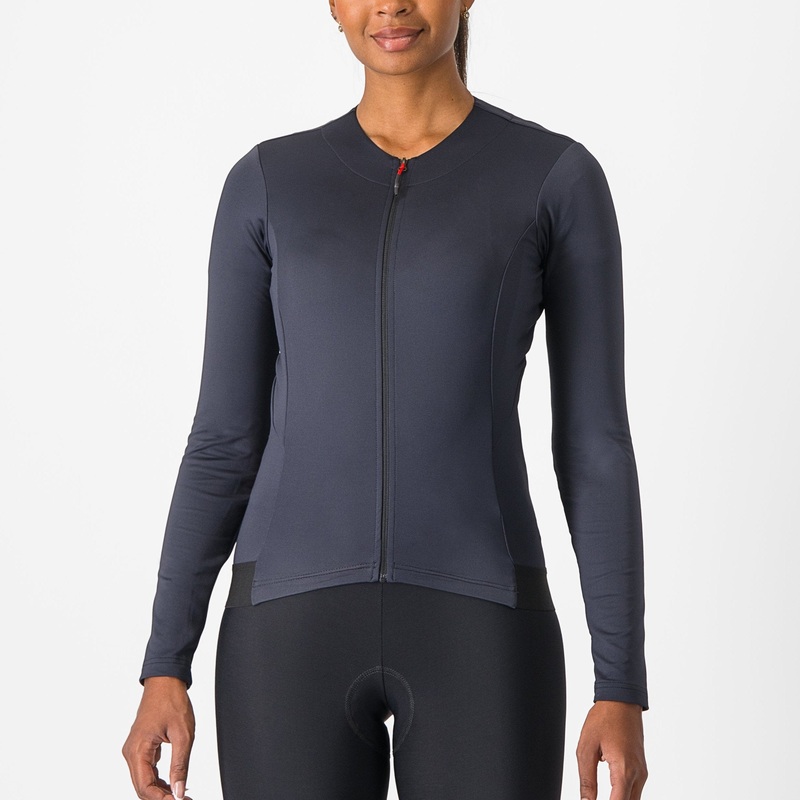 Maglia maniche lunghe donna Castelli Fly – Nero