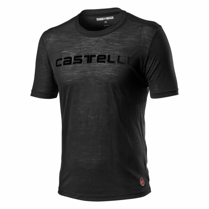 Castelli Merino Tee Men’s|Castelli T-Shirt Merino Light Black – 2XL|Castelli T-Shirt Merino Light Black – L|Castelli T-Shirt Merino Light Black – M|Castelli T-Shirt Merino Light Black – S|Castelli T-Shirt Merino Light Black – XL