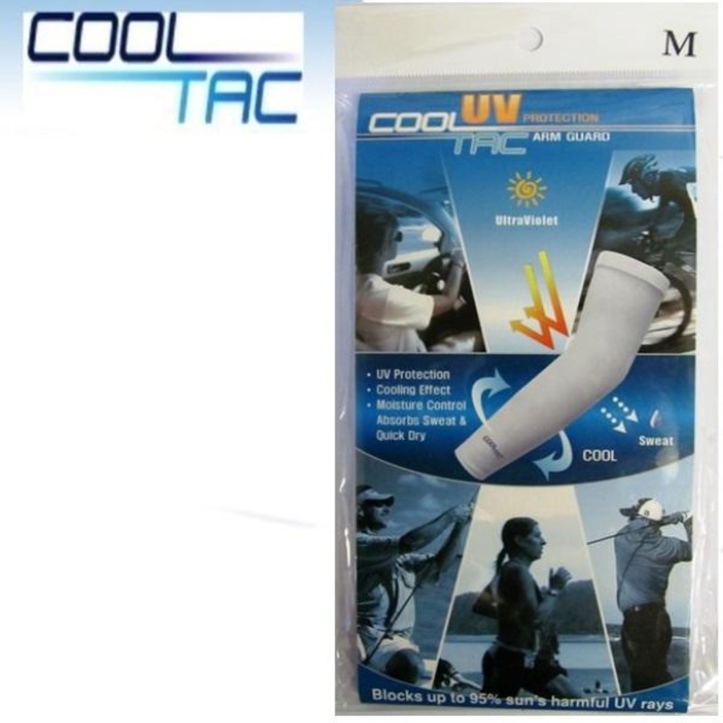 Cool-Tac Arm Coolers White|ARM COOLER COOL TAC WHITE MED (PR)|ARM COOLER COOL TAC WHITE LARGE (PR)|ARM COOLER COOL TAC BLACK MED (PR)|ARM COOLER COOL TAC BLACK LARGE (PR)