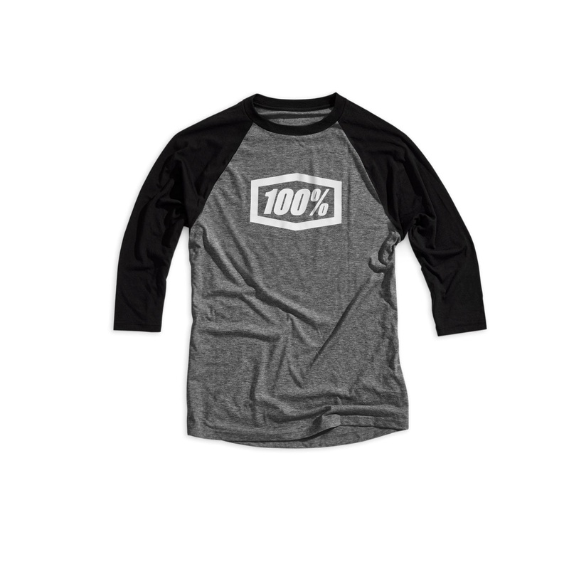 100% Icon  Tech Tee Grey / Black