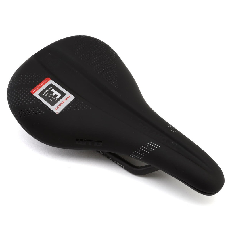 WTB Solano SL Fusion Form Saddle (Black) (Carbon Fiber Rails) (Medium) (142mm)
