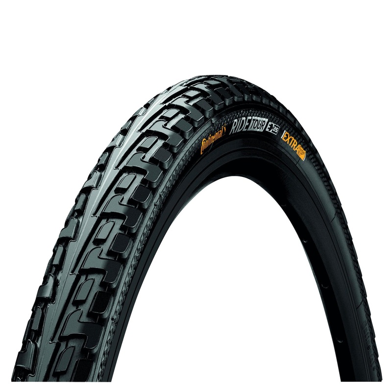 Continental Ride Tour Tyre – Wire Bead: Black/Black 27X1-1/4