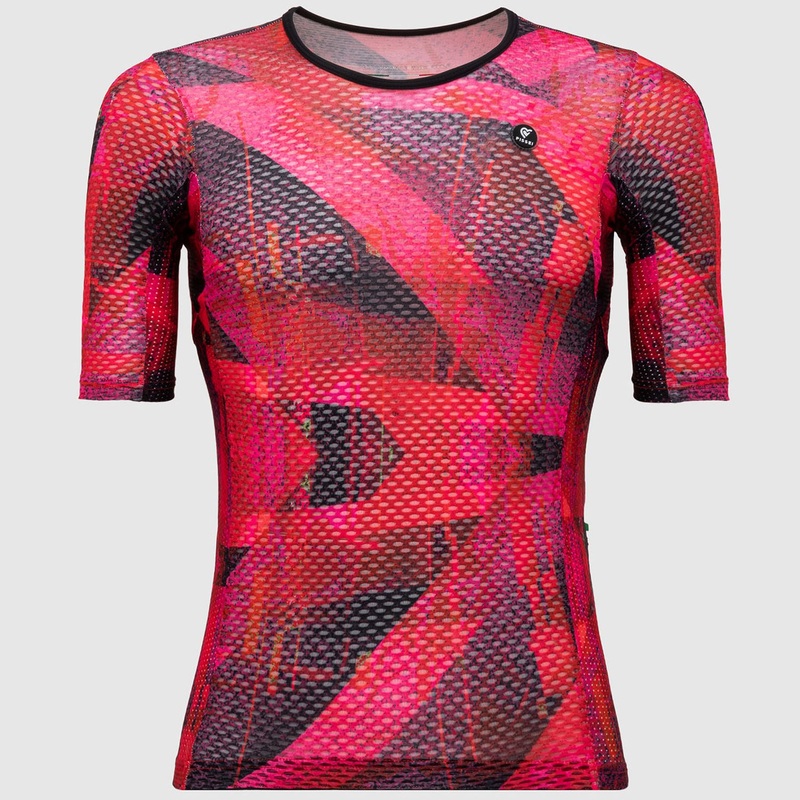 Maglia Pissei Vortice – Rosso nero