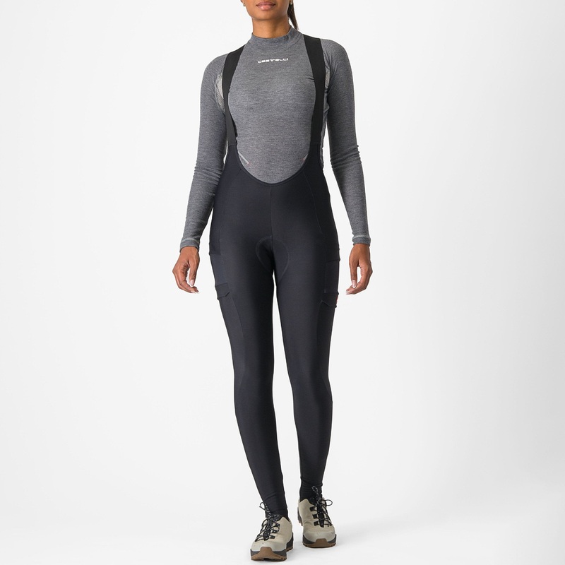 Calzamaglia donna Castelli Unlimited Cargo DT – Nero