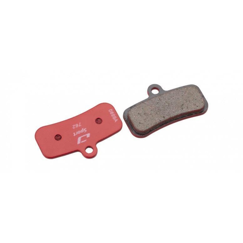 Jagwire Sport Semi-Metallic Disc Brake Pad – Shim MTB & RideRever – Red