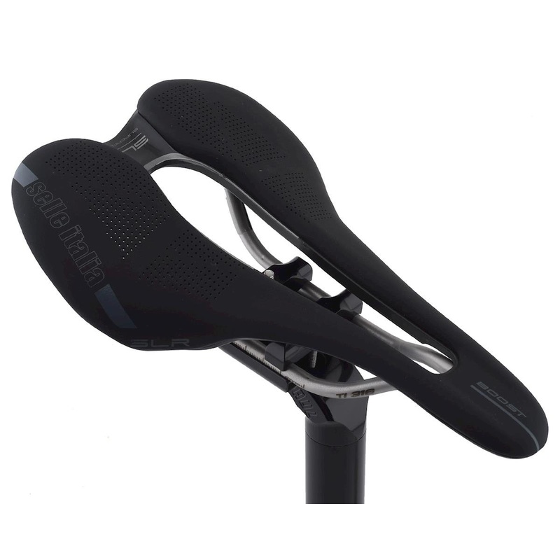 Selle Italia SLR Boost TI 316 Superflow Saddle (Black) (Titanium Rails) (L3) (145mm)