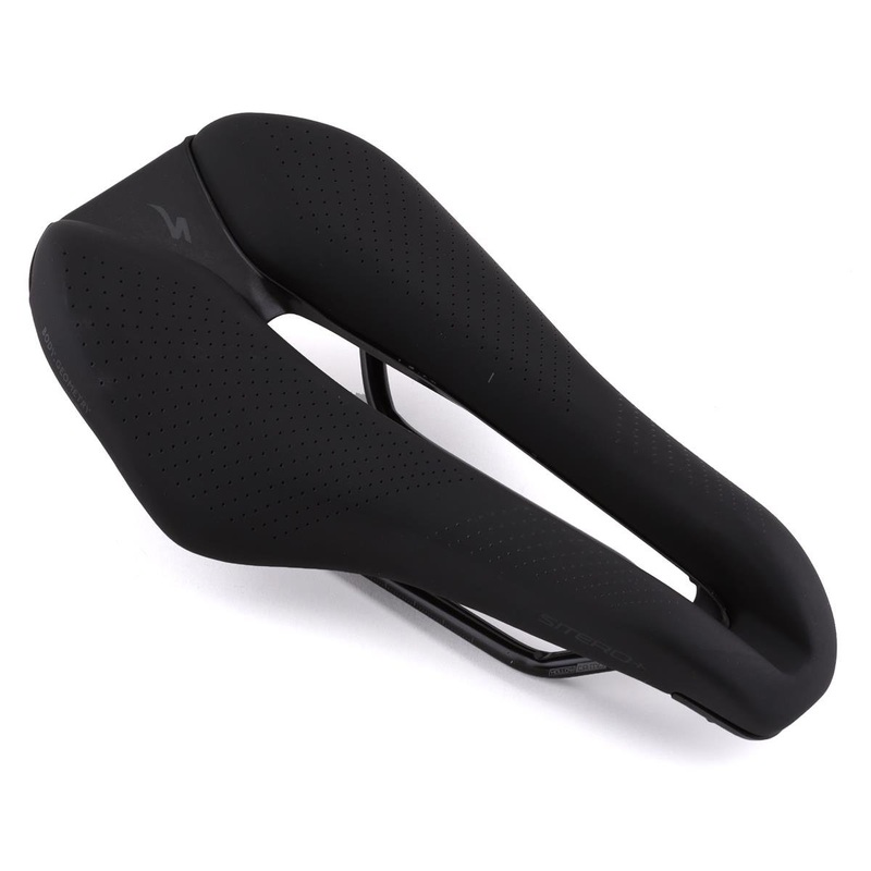 Specialized Sitero Plus Saddle (Black) (Chromoly Rails) (130mm)