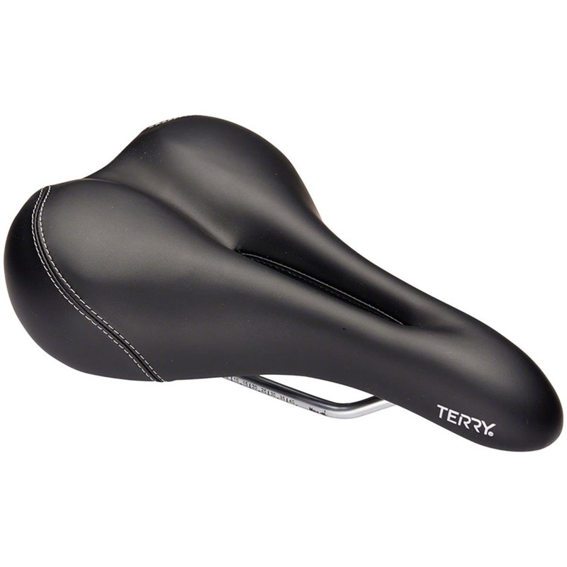 Terry Liberator X Saddle (Black) (Steel Rails) (163mm)