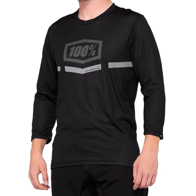 100% Airmatic  Sleeve Jersey Black