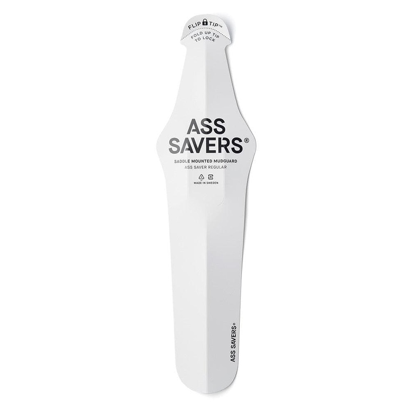 Ass Savers Regular Rear Mudguard White