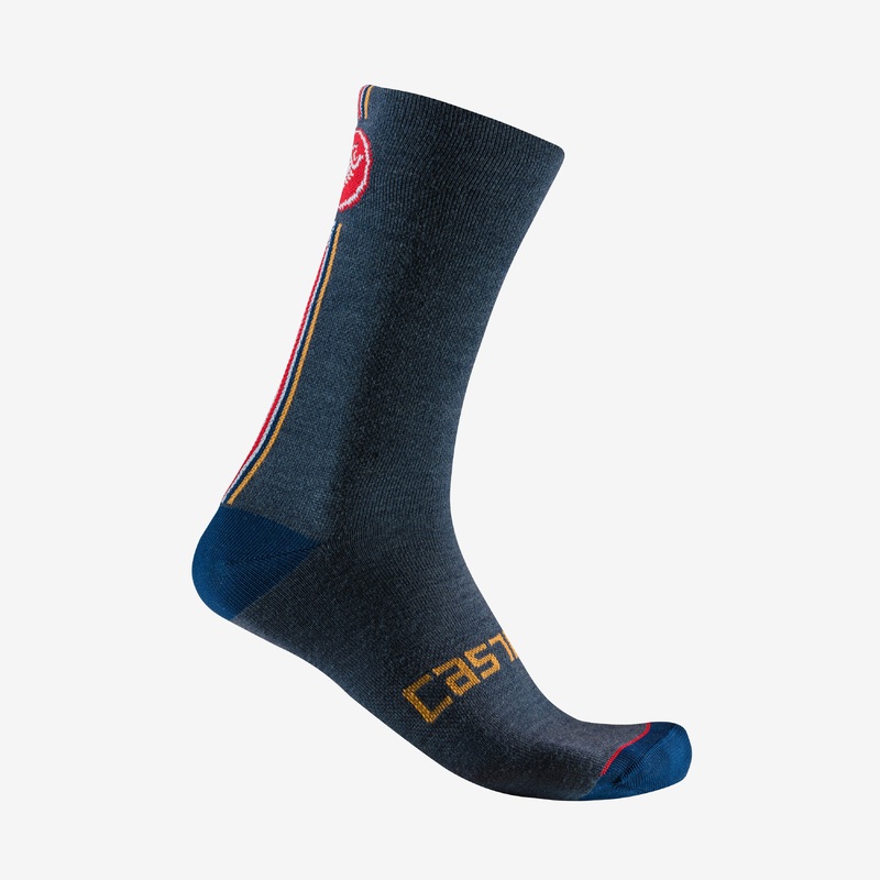 Calze Castelli Racing Stripe 18 – Blu scuro