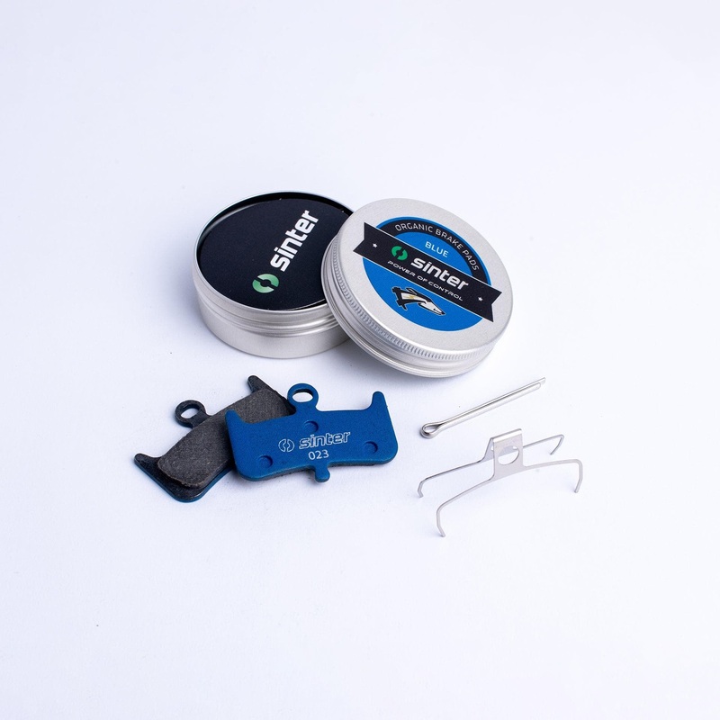 Sinter Disc Brake Pads – 023 Hayes S530 – Single Pair Metal Can Carded: Blue