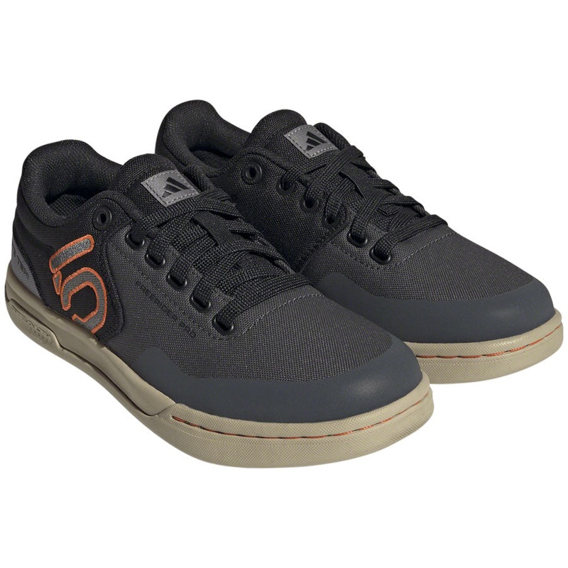 Five Ten Freerider Pro Canvas Flat Shoes – Womens Gray Six/Gray Four/Impact Orange 10